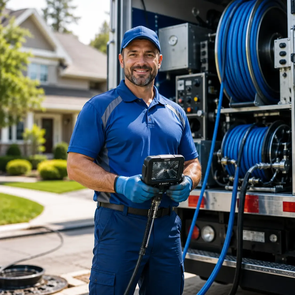 Local outdoor drain cleaning specialists in Chassell, MI